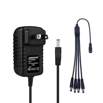 AC Adapter For Night Owl Security SPF-CAMP-2A Camera With 4-Way Power Splitter • $12.99