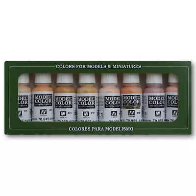 Vallejo Model Color Set: Face & Skin Tones (8) (70.124) • $20.99