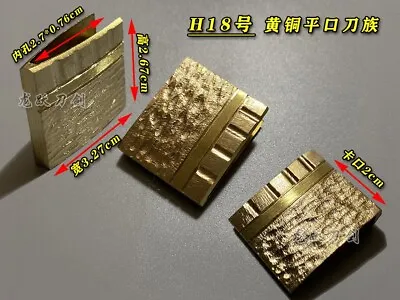 HighQuality Brass Habaki For Japanese Samurai Katana Sword Blade DIY Maintenance • $25