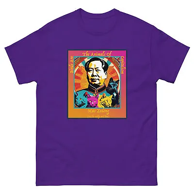  Capitalist Birds  Unisex Cassic Tee Chairman Mao Quote Communism China Funny • $16.50