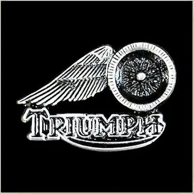 £4.95 • Buy New Superb Quality Winged Triumph Motorcycle Pin Biker Badge