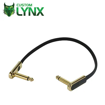 £6.45 • Buy Custom Lynx Flat Jack Patch Cables. Guitar Pedal Patch Leads. Pancake 1/4  6.3mm