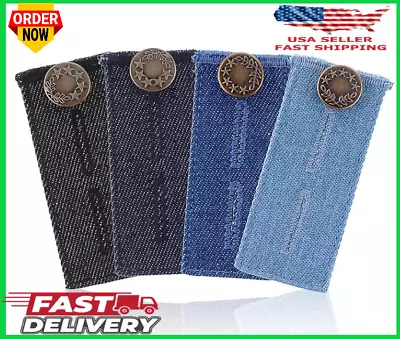 Button Extenders For Jeans Pants Extender Pregnancy Pants Extender - 4Pcs • $8.99