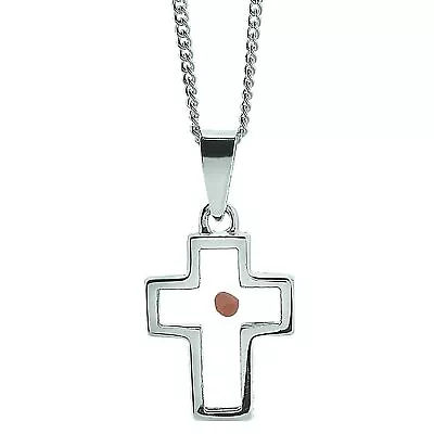 Mustard Seed Faith Box Cross 18 Inch Plated Everyday Pendant Necklace • $29.95