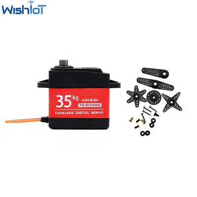 $18.99 • Buy 35KG Angle Controllable Coreless Large Torque Digital Servo Waterproof For Toy 