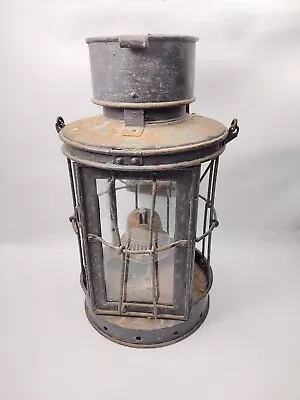 Antique Sherwoods Ltd Bhams  Lantern WWI Era Trench Style • $100