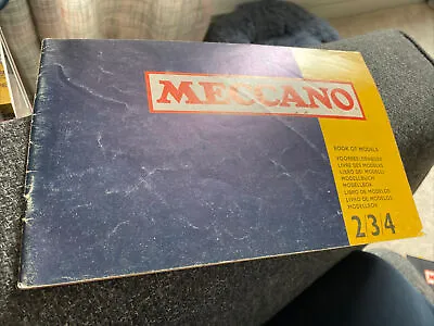 MECCANO  Book Of Models 2/3/4  Used Condition • £5