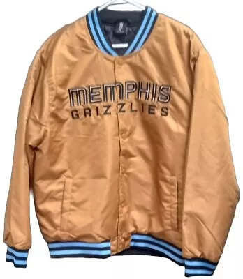 NBA Memphis Grizzlies Varsity/Bomber Smokers Club Jacket Men's X-Large NWT $150 • $39.99