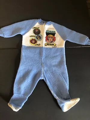 Masters Of The Universe VTG 1980 Baby Toddler One Piece Footed Pajama 12M Obion • $25