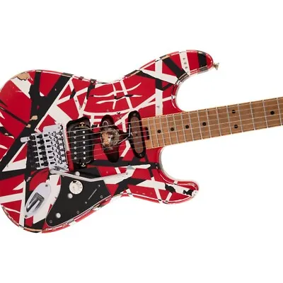 EVH Electric Guitar Striped Series Frankie Red/White/Black Relic Eddie Van Halen • $2699.99