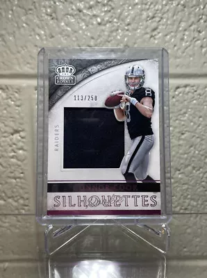 2016 Crown Royale Jumbo Rookie Silhouette Jerseys Pink Card #30 Connor Cook/250 • $4.50