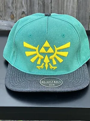 The Legend Of Zelda Men's Green Snapback Link Hat Bioworld Nintendo Licensed • $19.95