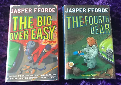 Jasper Fforde - The Big Over Easy / The Fourth Bear - Signed 1st Editions • £30
