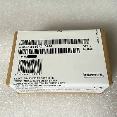 New Siemens 6ES7288-5BA01-0AA0 6ES7 288-5BA01-0AA0 SIMATIC S7-200 SMART • $54.68