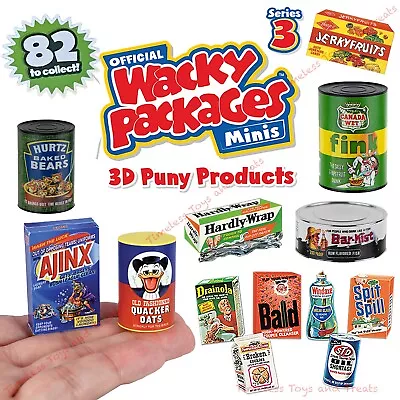 Wacky Packages 3D Series 3 2022 Super Impulse *UPICK* MINI FIGURES Combined Ship • $3