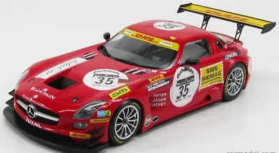 Minichamps 2011 MERCEDES SLS AMG GT3 TEAM BLACK FALCON 2 #35 24h 1:18*New! RARE! • $119