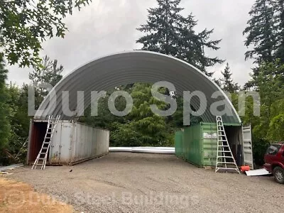 DuroSPAN Steel 21x40x10 Metal Building Shipping Container Cover Open Ends DiRECT • $7888