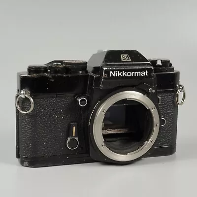 Nikon Nikkormat EL SLR Film Camera Body Black • $35