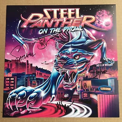 Steel Panther - On The Prowl 12” Colored Vinyl Signed Insert New Autographed LP • $95