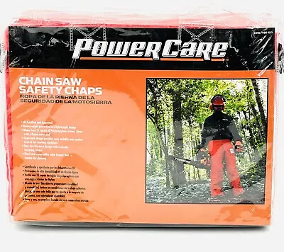 Powercare Pro Saw Safety Chap 11-Layers Polypropylene Woven Blend/Nylon Orange • $49.98