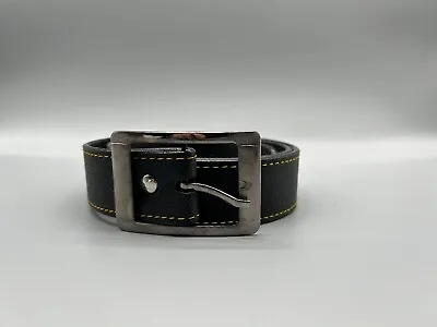 Men's Black Leather Belt - 32”-34” Waist • £4.99