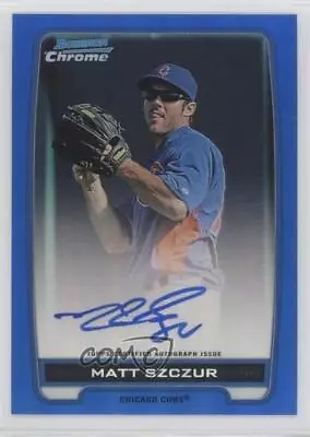 2012 Bowman Chrome Prospects Auto Blue Refractor /150 Matt Szczur #BCA-MS Auto • $23.53