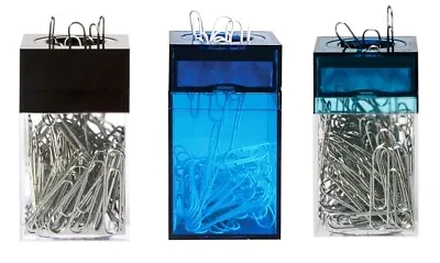 AMAC ClipMaster Magnetic Paper Clip Holder With About 50 Paper Clips • $9.99