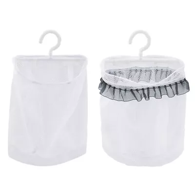 Door Mesh Laundry Hamper Bags Space Saving Corner Small Laundry Basket • $7.23