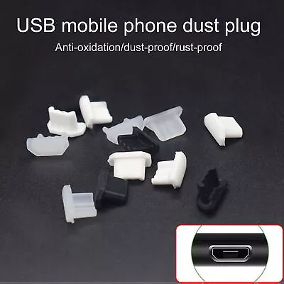 5pcs Dustproof Tampon Reliable Micro-usb Mini Phone Charger Dust Plug Mini • $6.85