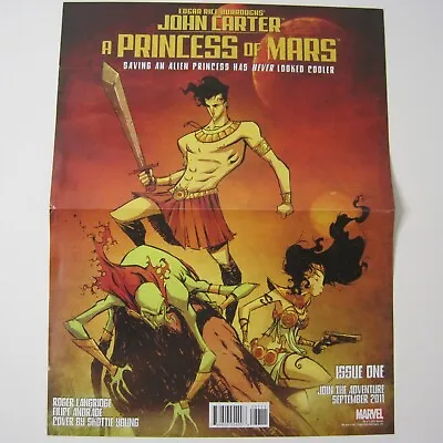 John Carter: A Princess Of Mars And Hulk Vs Dracula 2 Sided Marvel Poster 2011 • $7.99