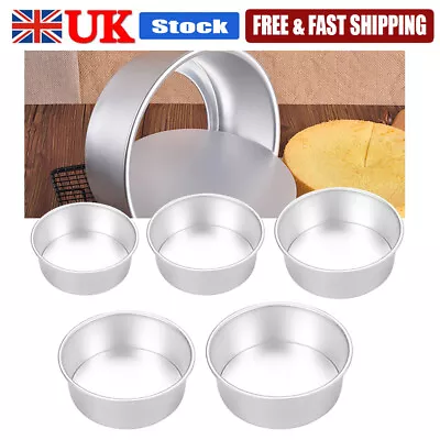 4/5/6/8/10 Inch Professional Cheese Cake Aluminum Cake Pan Baking Tin Mold • £11.39