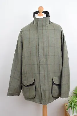 BARBOUR Fellmoor Tweed + Leather Jacket Size XXL 50/52 Moorhen 60/62 XXXL Wool • £229