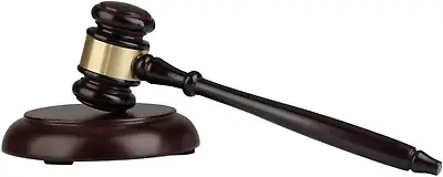 £19.04 • Buy Sourcemall Wooden Gavel And Block For Lawyer Judge Auction Sale