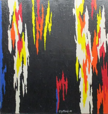 Clyfford Still - Large Painting On Canvas - Abstract Impressionism - Mid-century • $2730