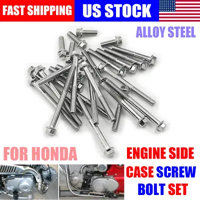 Engine Side Case Screw Bolt Set Kit Replace For Honda Z50A Z50R CT70 CT70H Trail • $15.98
