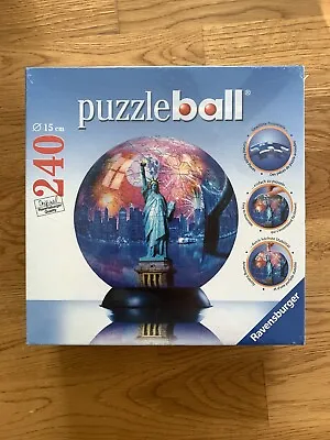 NIB SEALED - 2009 Ravensburger New York City 240 PC Jigsaw Puzzle Ball • $29.99