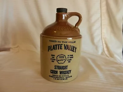 McCormick Platte Valley Straight Corn Whiskey Moonshine Style Bottle Empty • $30