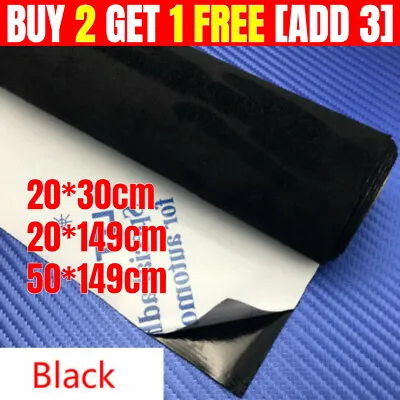 20/50CM Self Adhesive Faux Suede Fabric Wrap Film Sticker Stretch DIY Sew Craft • £8.86