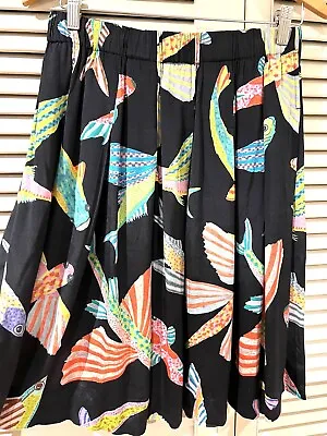 Beautiful GORMAN “Fish Can Fly” Pleated Skirt *  Size 10 • $99.90