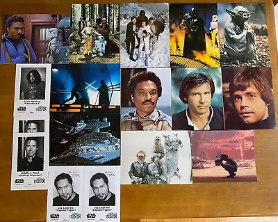 15 Vintage STAR WARS / EMPIRE STRIKES BACK/JEDI FAN CLUB/Disney Park Photos Lot • $19.99