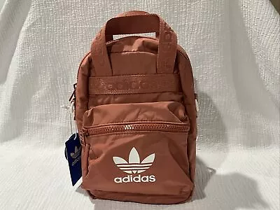 Adidas Originals Micro Backpack Small Mini Travel Bag Magic Earth Red/White New • $39.31