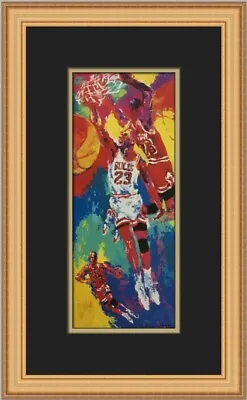 Leroy Neiman Michael Jordan II Custom Framed Print • $75