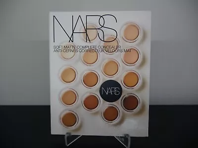 NARS Soft Matte Complete Concealer 4 Shade Sample Card Vanilla Custard Caramel • $3.92
