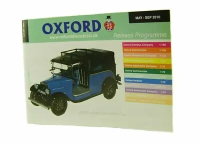 £1.05 • Buy Oxford Diecast Catalogue 2010 May 2010 - September 2010 Blue Taxi
