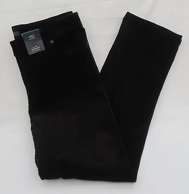£16.50 • Buy Ladies Marks And Spencer Black Straight Corduroy Trousers With Stretch Size 14
