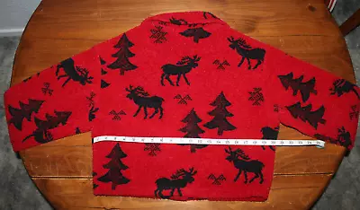 Women's   Plush  Fleece   Jacket   Medium    Moose Buttons  • $15