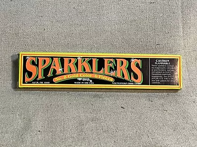 VTG Sparklers No 8 Diamond Sparkler Usa 80s 90s Box Only Collectible V5191 • $8