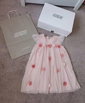 Girls Mamas And Papas Party Dress Age 18-24 Months • £15