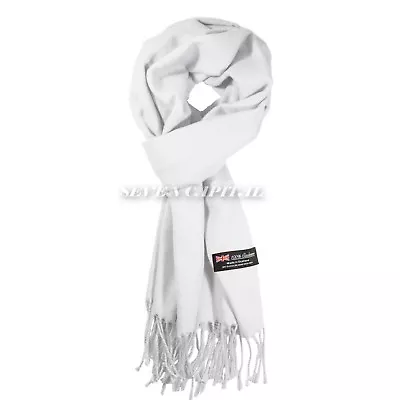 Men Women Winter Warm 100% CASHMERE Scarf Solid Plaid Wool SCOTLAND Pashmina • $7.59