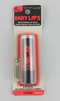 Maybelline Baby Lips Moisturizing Lip Balm 8hr Moisture Hydration Oh! Orange • $7.96